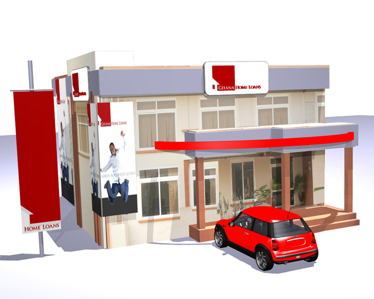 3d building 01car