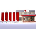 3d building 05flags